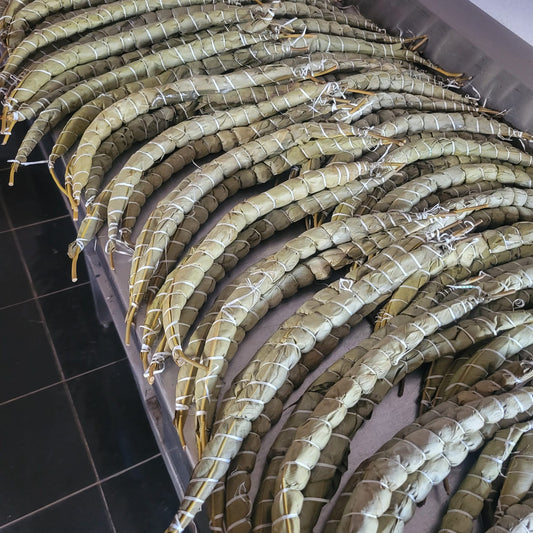 Bobolo (Cooked & Frozen Cassava Cake)