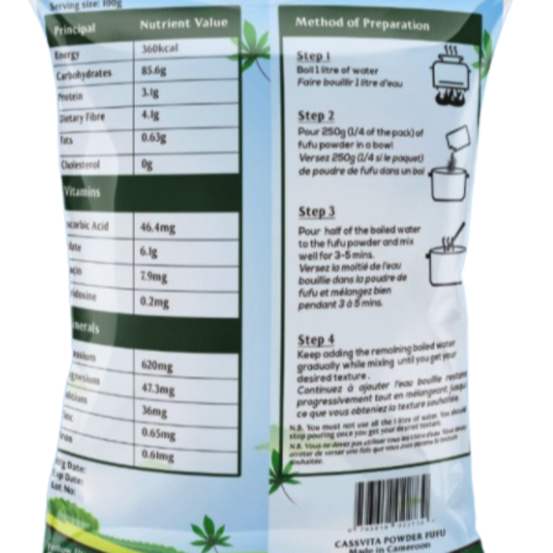CassVita Powder Cassava Fufu